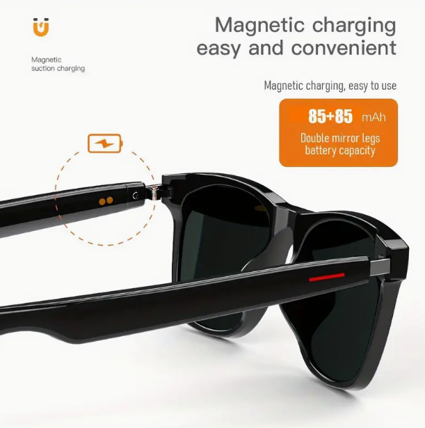 SENBONO Smart Glasses E13 Wireless BT 5.0 Sunglasses Outdoor Sport Hands-Free Call Music Headphone Anti-Blue Eyeglasses