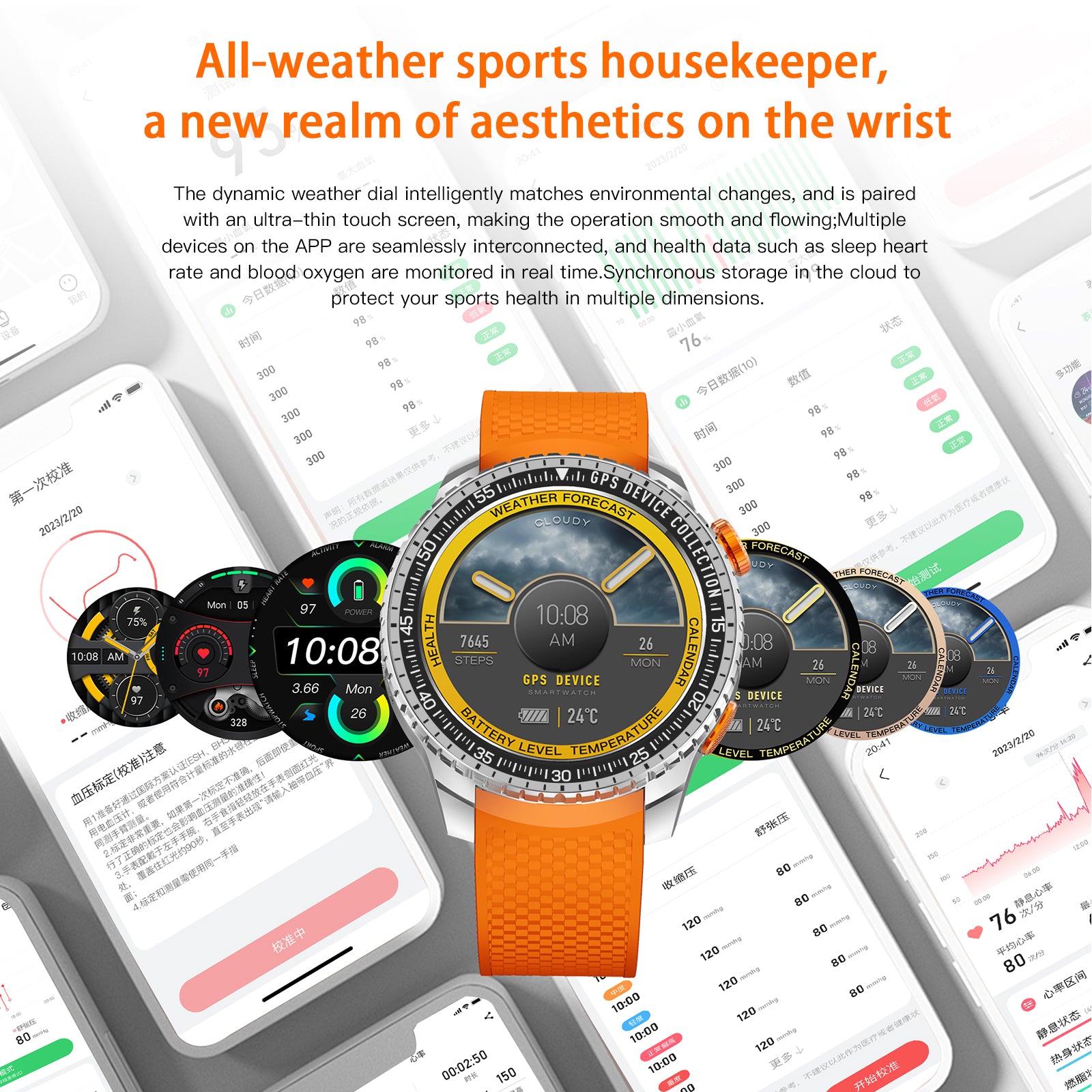 SENBONO max88 men's smart fitness watch has a 1.43-inch full touch screen, 5ATM waterproof, 45-day battery life, blood oxygen monitoring experience, supports GPS, GPT, waterproof smart watch