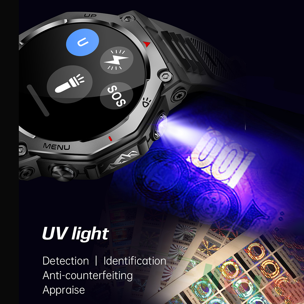 SENBONO Smart watch KT85 health tracker monitors women's heart rate and blood oxygen during menstruation, as well as outdoor sports data. Accurate record