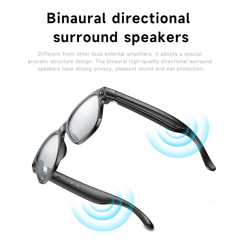 SENBONO Smart AI Translation Glasses L801 HD 8-megapixel photography, video recording, object recognition, WiFi real-time transmission, smart AI outdoor sports glasses
