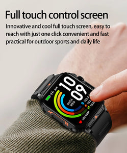 SENBONO New Men's Smartwatch Bluetooth Call Heart Rate Monitor Watch Big Bettery 100+ Sport Modes Smart Watch for Men Women