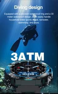 SENBONO MAX18 AMOLED Men's Smart Watch Bluetooth Call 410mAh Big Battery Fitness Tracker Sport Smartwatch for Men Android IOS