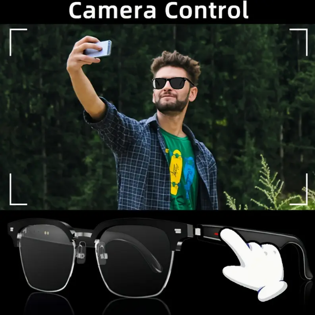 SENBONO Smart Glasses E13 Wireless BT 5.0 Sunglasses Outdoor Sport Hands-Free Call Music Headphone Anti-Blue Eyeglasses