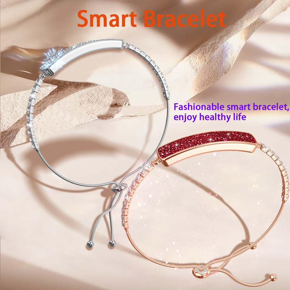 SENBONO Smart Bracelet B5 Heart Rate, Blood Oxygen Pressure, Sleep Health Monitor, Multiple Sports Modes, 5ATM Waterproof Fashion Smart Bracelet, Compatible with Android and iOS