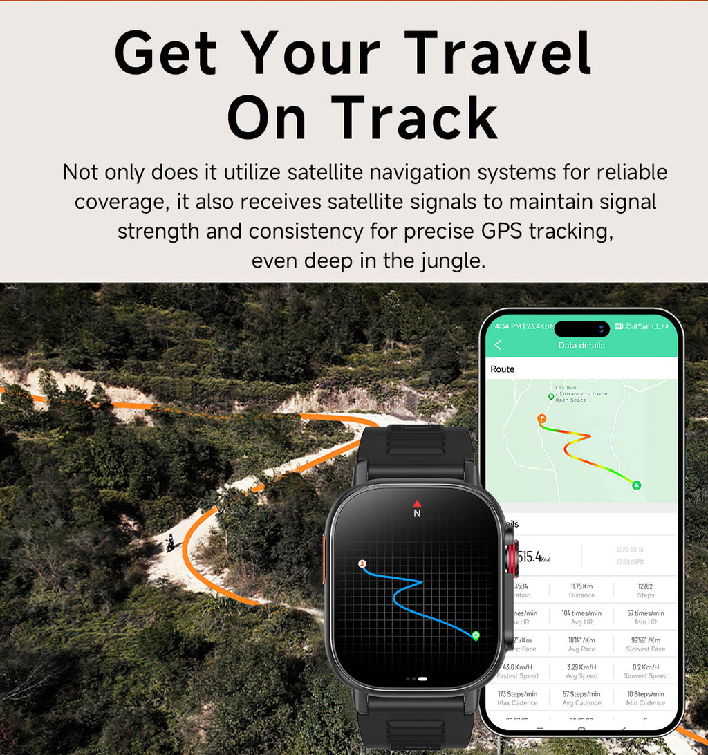 SENBONO smart watch built-in GPS positioning DIY dial metal frame Bluetooth call voice assistant heart rate blood oxygen monitoring outdoor sports smart watch