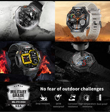 Senbaonuo smartwatch KC91supports AI voice assistant + AI watch face, GPS positioning, Bluetooth answering, health monitoring and other functions, and is a must-have item for outdoor activities.