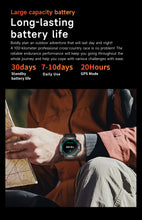 Senbaonuo smartwatch KC91supports AI voice assistant + AI watch face, GPS positioning, Bluetooth answering, health monitoring and other functions, and is a must-have item for outdoor activities.