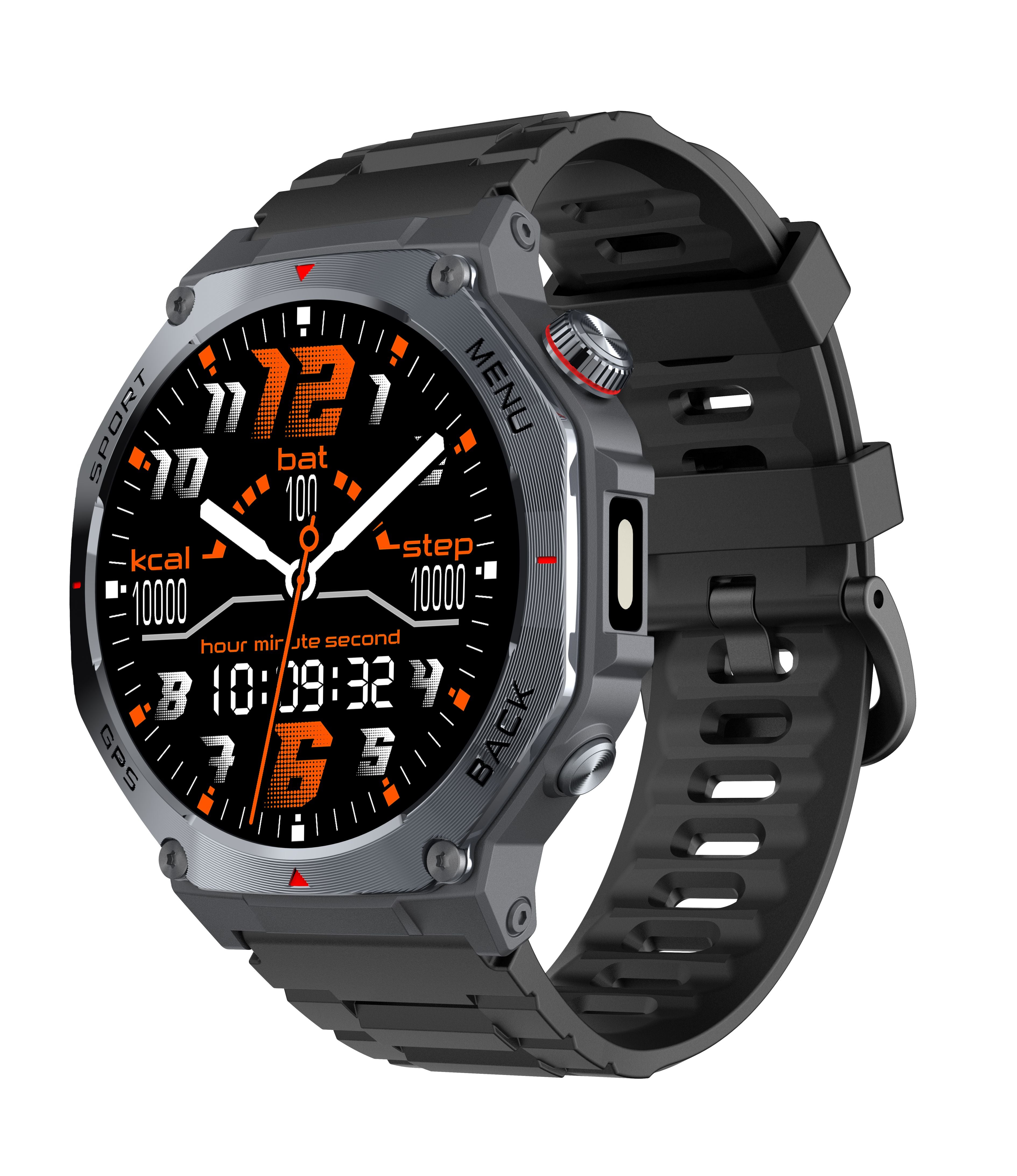 SENBONO GPS + offline map smart watch V20, 1.43-inch touch screen, dual-mode Bluetooth call, instant connection, multiple sports modes + all-round health functions.