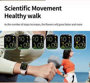 Smart Watch V25Z Bluetooth Call 1.85 inches 240*284 HD large screen 3D dynamic dial 60HZ high refresh rate IP68 waterproof Daily use Message push Multiple health function monitoring