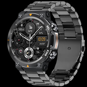 SENBONO MAX18 AMOLED Men's Smart Watch Bluetooth Call 410mAh Big Battery Fitness Tracker Sport Smartwatch for Men Android IOS