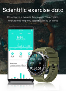 SENBONO K56pro Smart Watch for Men Bluetooth Call 100+ Sports Waterproof Fitness Tracker 2023 Men's Smartwatch for Android IOS