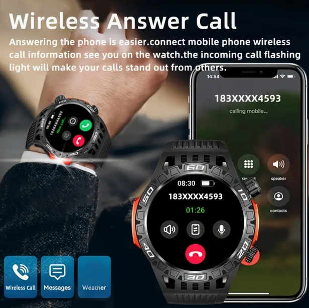 SENBONO HT22 smartwatch has practical functions such as exercise recording, blood oxygen monitoring, weather query, music playback, payment schedule management, etc., providing a one-stop experience