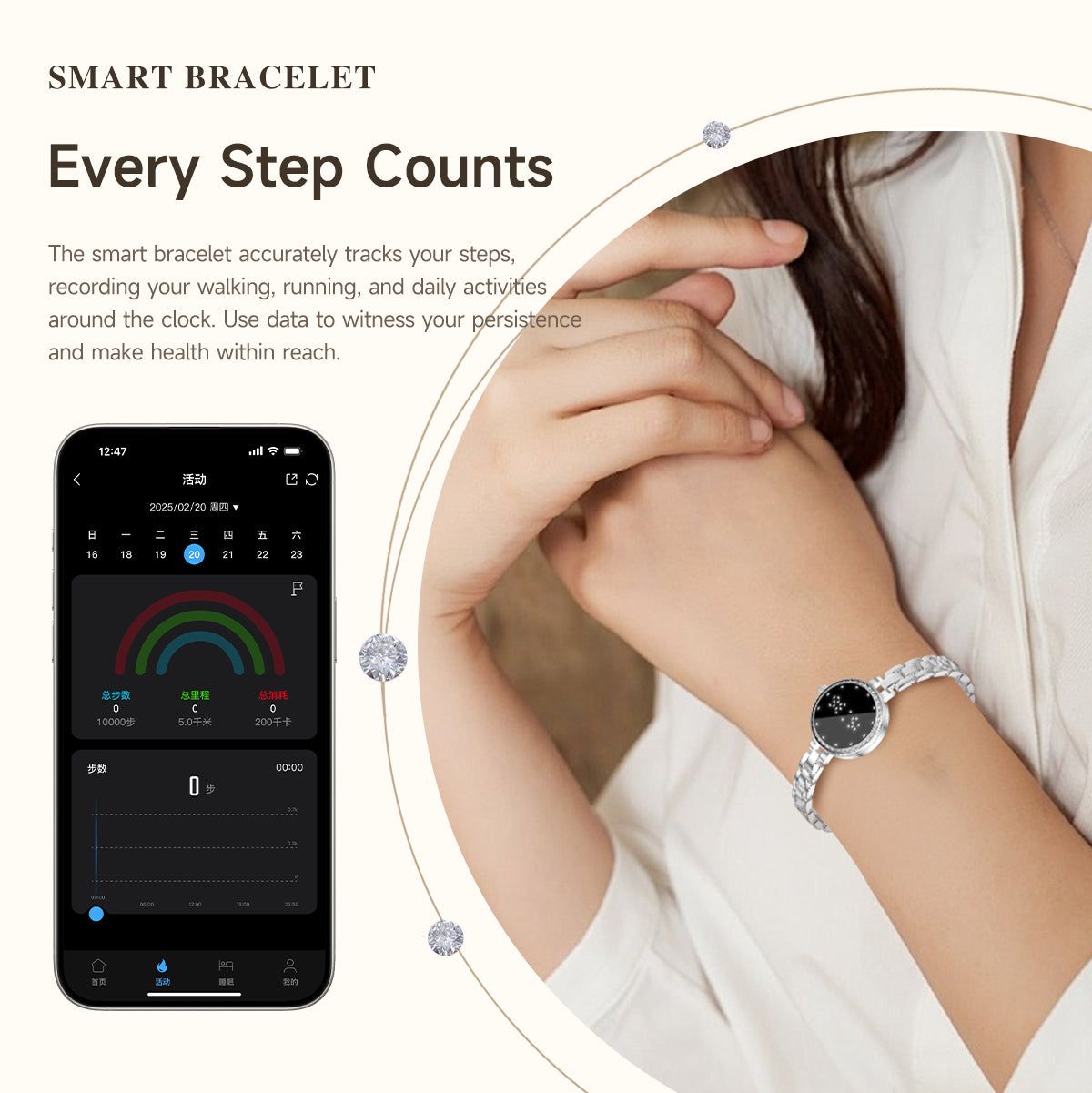 SENBONO L6 Smartwatch Zinc Alloy Body, Health Monitoring, Multi-Sport Modes, Menstrual Cycle Management — IP67 Waterproof Portable Smart Wristband