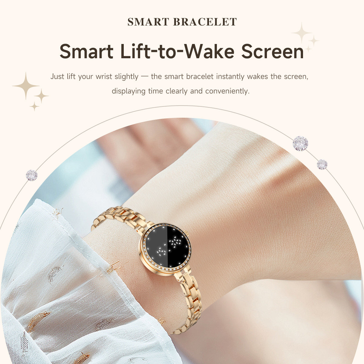 SENBONO L6 Smartwatch Zinc Alloy Body, Health Monitoring, Multi-Sport Modes, Menstrual Cycle Management — IP67 Waterproof Portable Smart Wristband