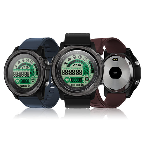 SENBONO S28 Sport tracker Stopwatch Smart Watch HR monitor Compass Waterproof Call SMS Reminder