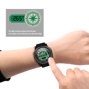 SENBONO S28 Sport tracker Stopwatch Smart Watch HR monitor Compass Waterproof Call SMS Reminder