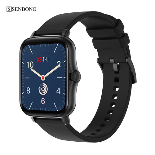 2021 SENBONO Smart Watch Men IP67 Waterproof Clock Sports 1.7 inch Fitness Tracker PK colmi P8 plus GTS 2e Women Smartwatch for IOS Android
