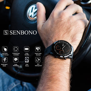SENBONO NEW arrivals S10 plus smart watch fitness tracker sports waterproof bracelet band