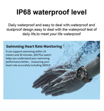 SENBONO S09plus IP68 Waterproof Fashion Smart Watch Support add watch faces Heart Rate  Weather