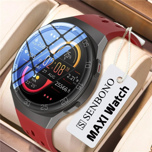 SENBONO MAX1 Women Smartwatch Smart watch Men ip68 Waterproof 24 Sports Modes Fitness Bracelet for IOS Android Huawei phone