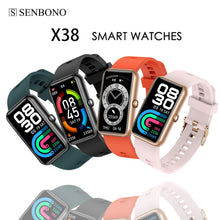 SENBONO X38 Smart Watch Women IP68 Waterproof Fitness Tracker Smartwatch Men 2021 Sport for IOS Androird Huawei PK Smart Band 6