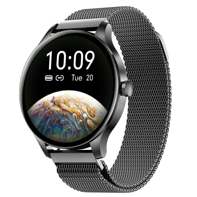 SENBONO NY20 2022 New AMOLED 360*360 HD Screen Women Smart Watch Weather Blood Oxygen Sleep Monitor Clock Fashion Sport Smartwatch Men